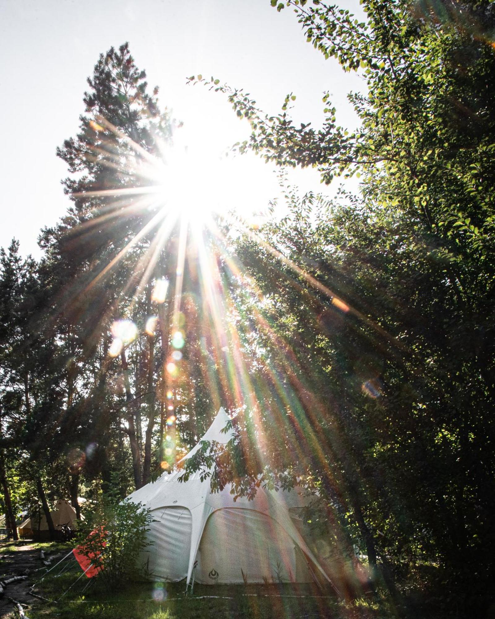 Raus Und Gut Glamping Am Graebendorfer See Drebkau Екстер'єр фото